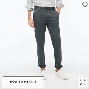 J.Crew straight-fit flex khaki pants